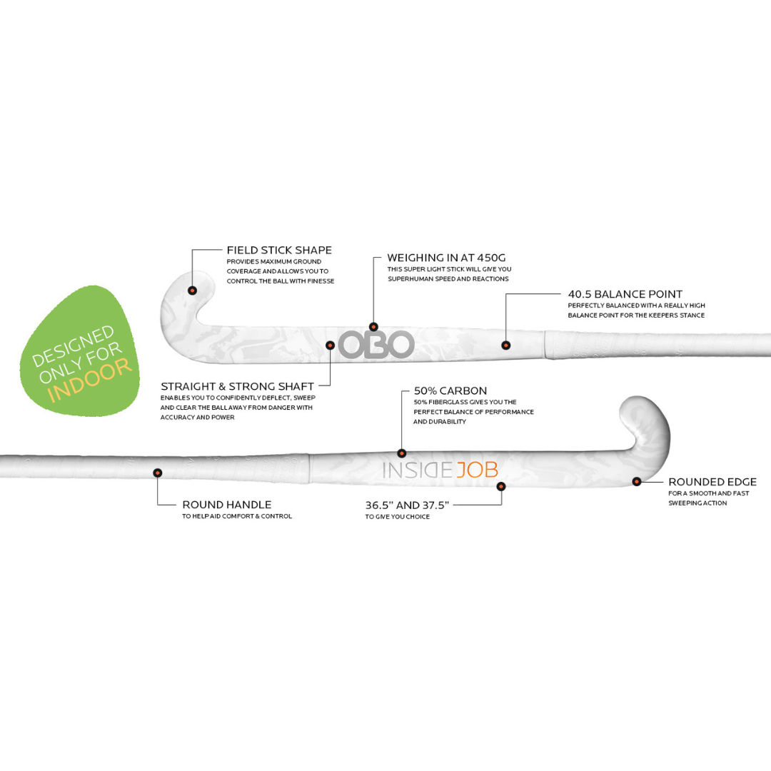 InsideJOB Indoor GK Stick - White