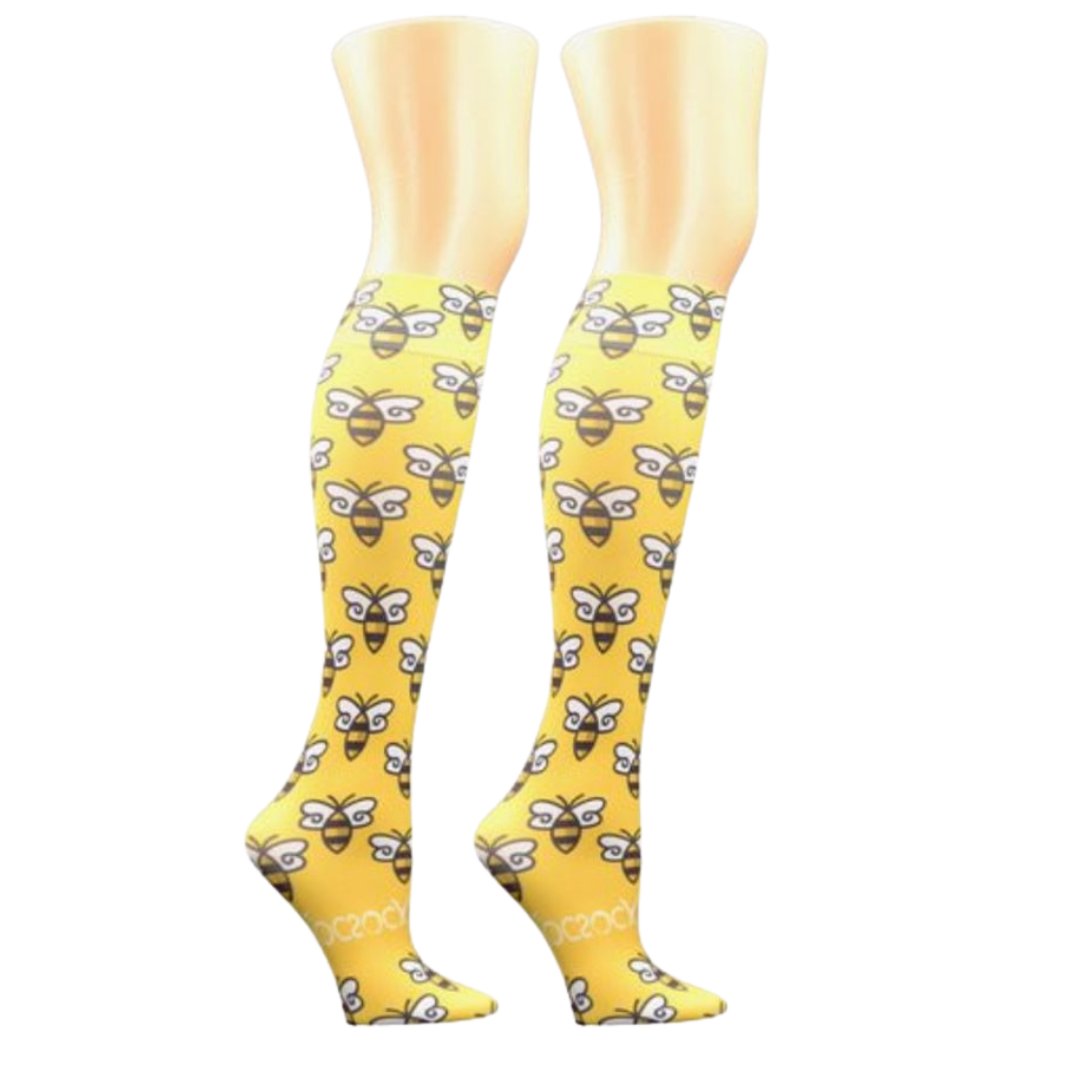 Bee Happy Performance Liner Sport Socks