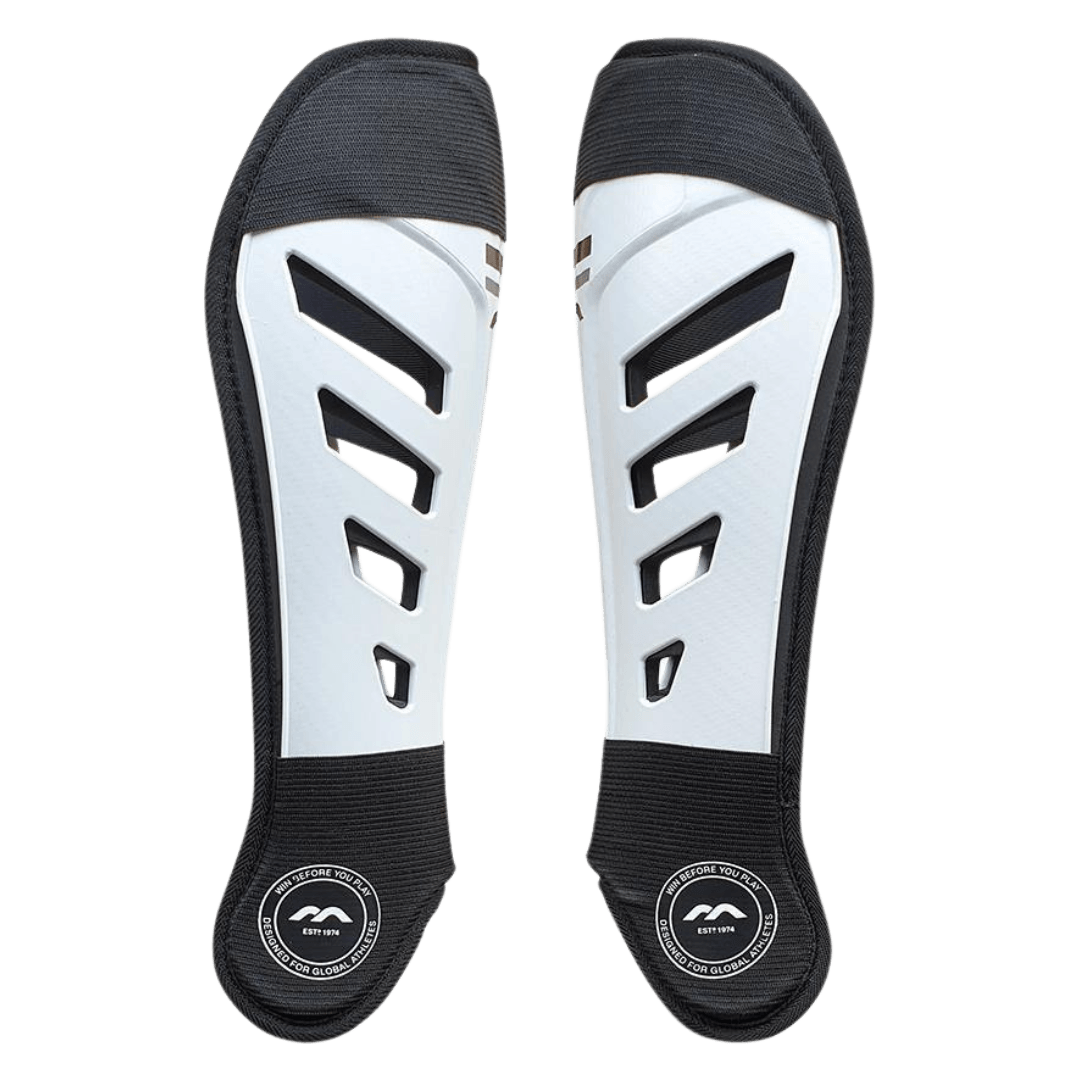 Mercian Hockey | Mercian Hockey Genesis 1 Shin Pad | Genesis 1 Shin Pad - White / XSmall | Total Hockey