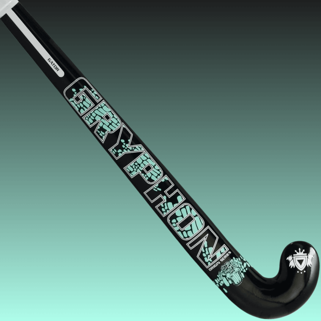 Gryphon Hockey | Gryphon Hockey Gator Black/Teal | Gator Black/Teal - 24" Light | Total Hockey