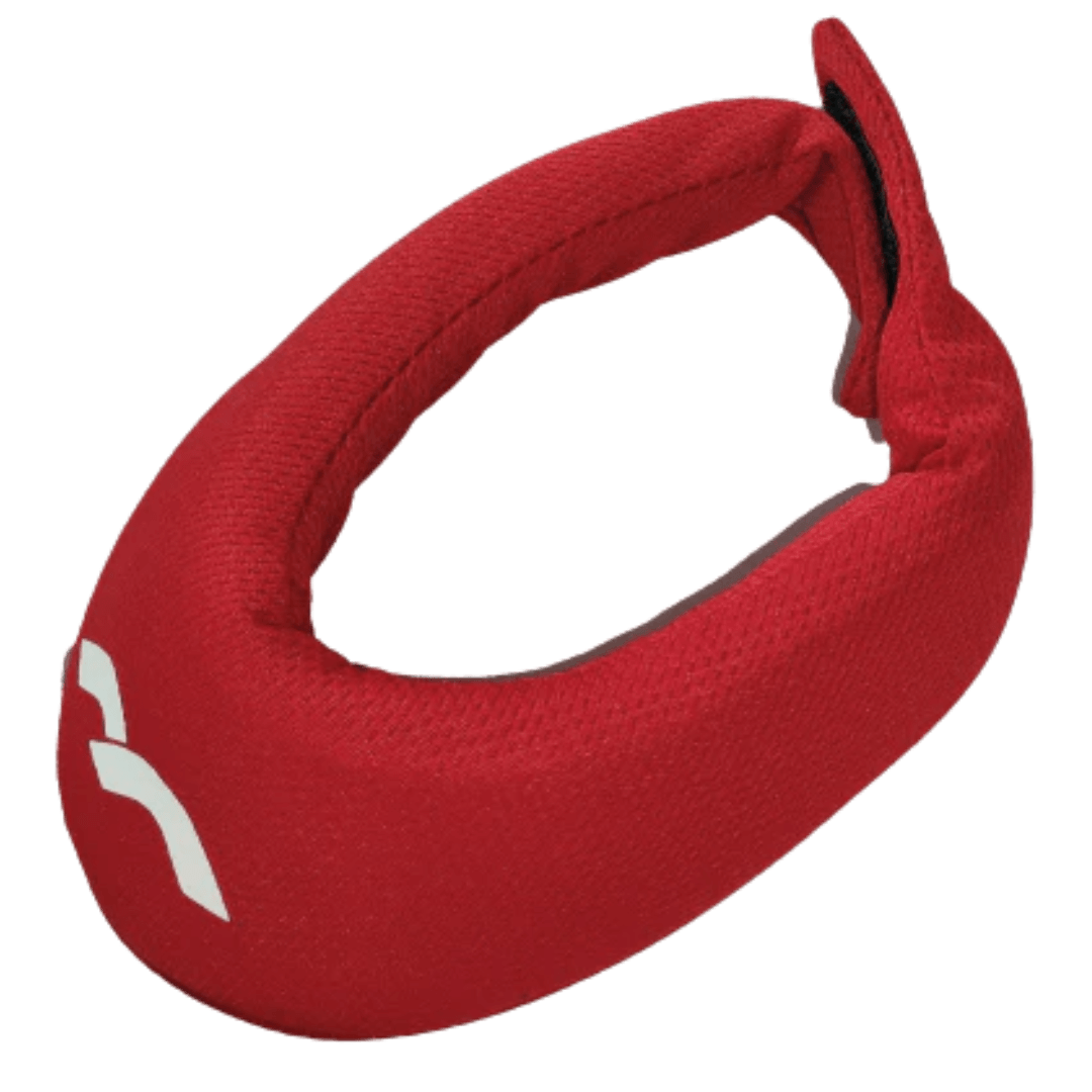 Mercian Hockey | Mercian Hockey Genesis Wrap-Around Throat Guard Red | Genesis Wrap-Around Throat Guard Red - Red / Junior | Total Hockey