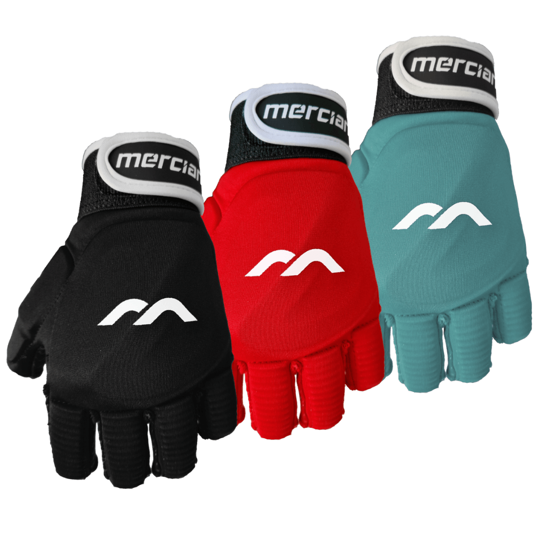 Mercian Hockey | Mercian Hockey Elite Player Glove Left Hand | Elite Player Glove Left Hand - Black / XSmall | Total Hockey