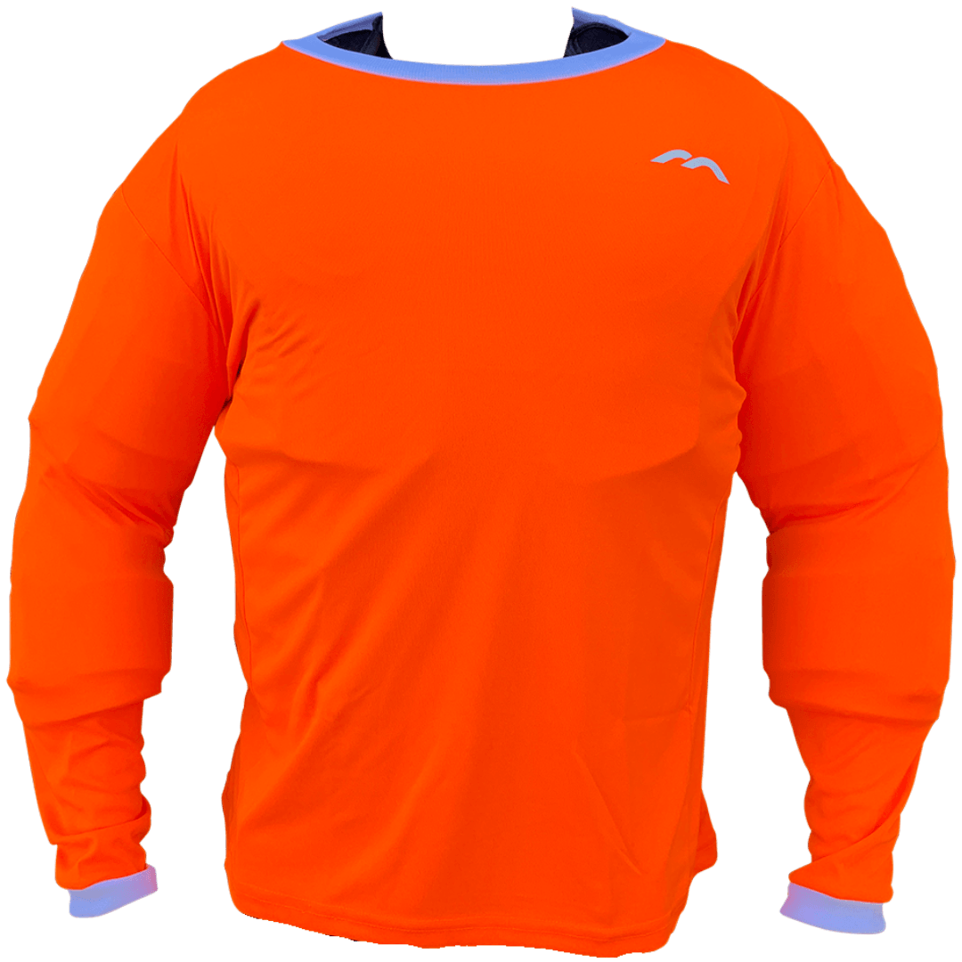 Mercian Hockey | Mercian Hockey GK PRO Smock Long Sleeve - Orange | GK PRO Smock Long Sleeve - Orange - Orange / XSmall | Total Hockey