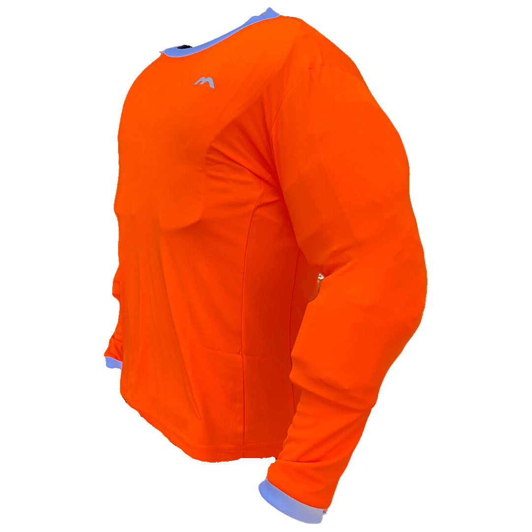 Mercian Hockey | Mercian Hockey GK PRO Smock Long Sleeve - Orange | GK PRO Smock Long Sleeve - Orange - Orange / XSmall | Total Hockey