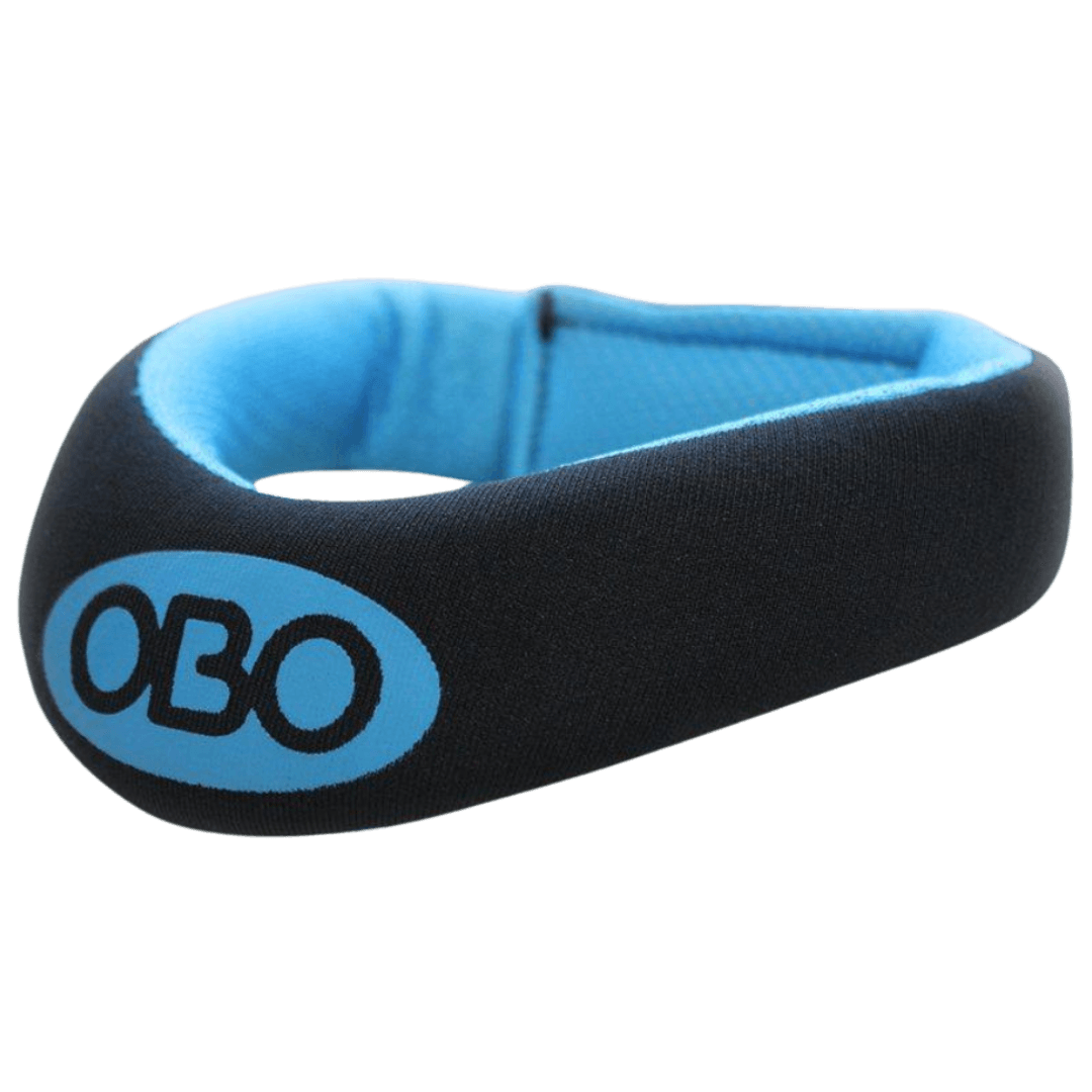 OBO | OBO Junior Throat Guard | Junior Throat Guard - Black/Peron / One Size | Total Hockey