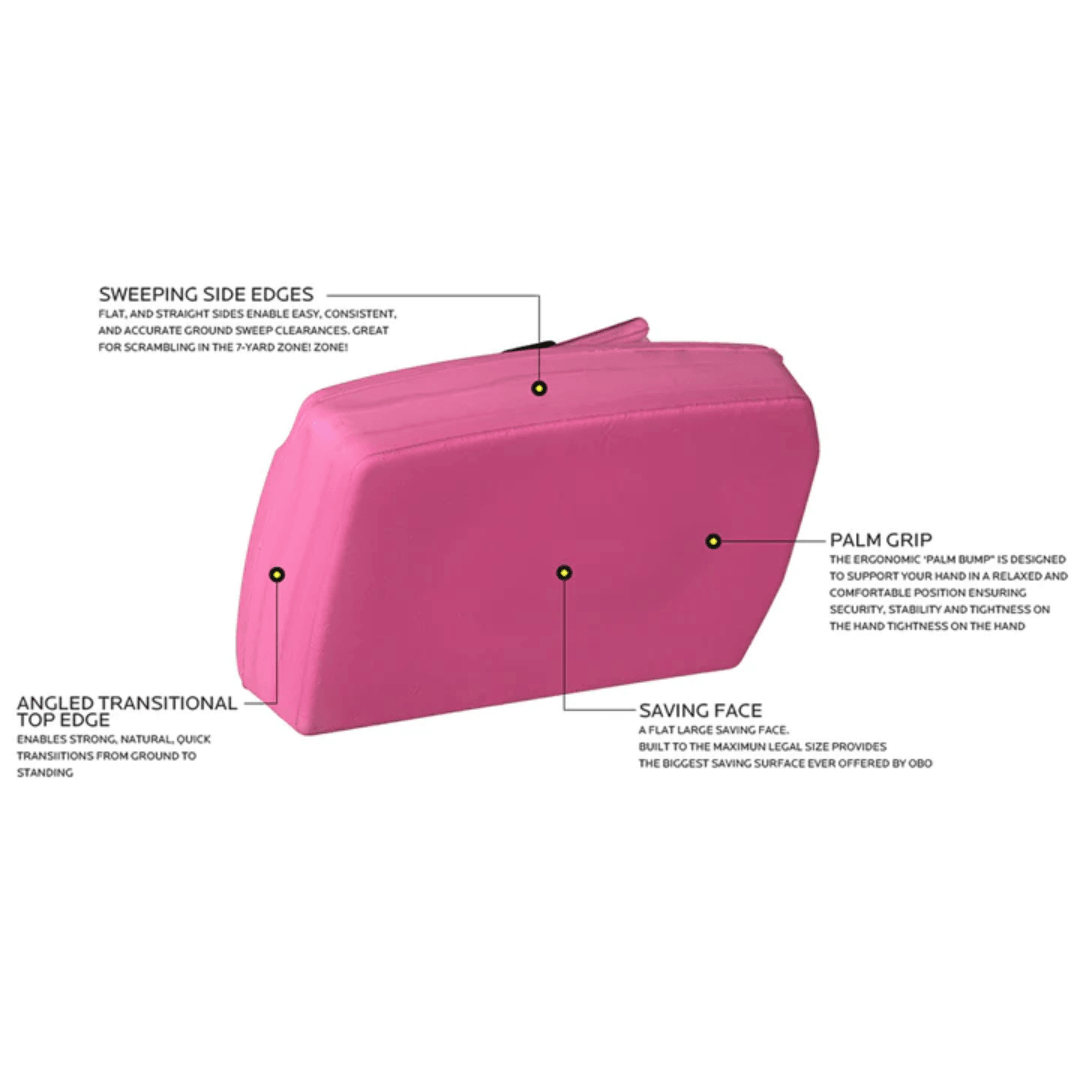 OBO | OBO ROBO PLUS Hand Protector Left Orange | ROBO PLUS Hand Protector Left Orange - Orange / Medium | Total Hockey