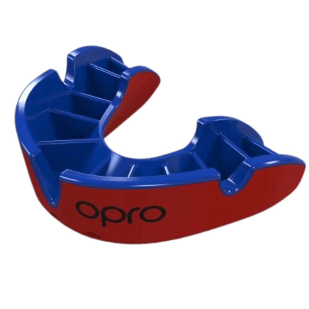OPRO | OPRO Silver Gum Shield Gen 5 | Silver Gum Shield Gen 5 - Red / Royal | Total Hockey