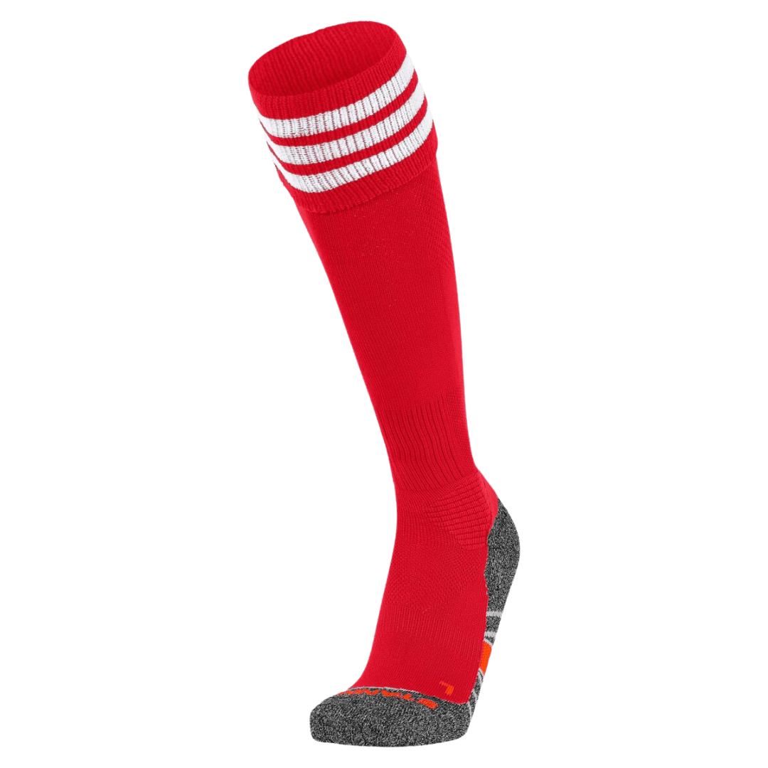 Stanno Socks | Stanno Socks Ring Sock - Red/White | Ring Sock - Red/White - EUR 30-35 | UK 11.5-3 Jr | Total Hockey