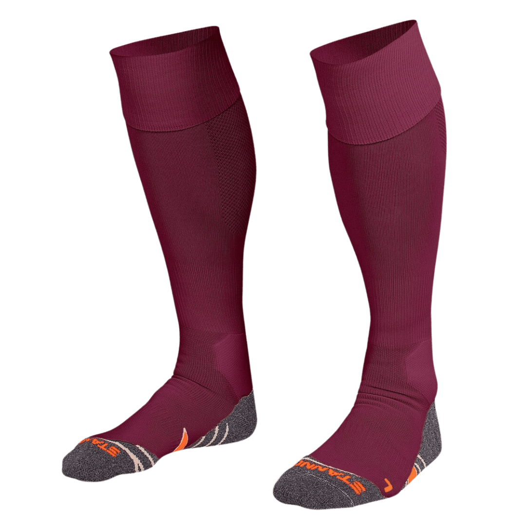 Stanno Socks | Stanno Socks Uni Sock Maroon | Uni Sock Maroon - EUR 25-29 | UK 6-11 Jr | Total Hockey