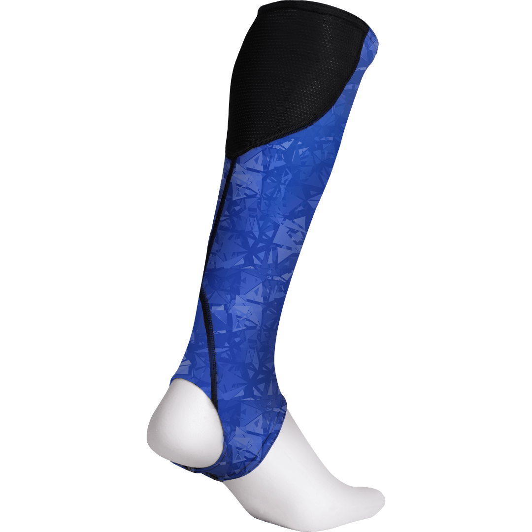 Shrey Hockey | Shrey Hockey Shinliners With Stirrup - Royal | Shinliners With Stirrup - Royal - Royal / Senior | Total Hockey