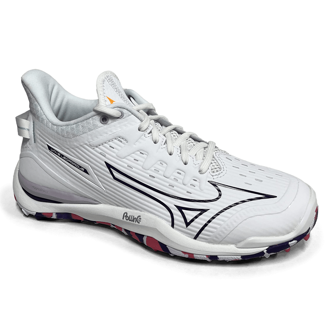Total Hockey | Total Hockey Mizuno Leopardus Hockey Shoe | Mizuno Leopardus Hockey Shoe - White LE | Total Hockey