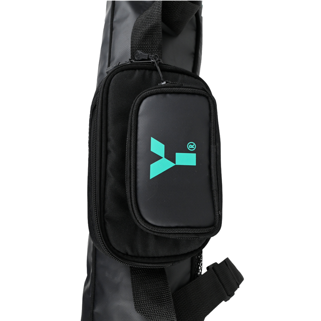 Young Ones | Young Ones C.2 Stick Bag | C.2 Stick Bag - Black/Teal | Total Hockey