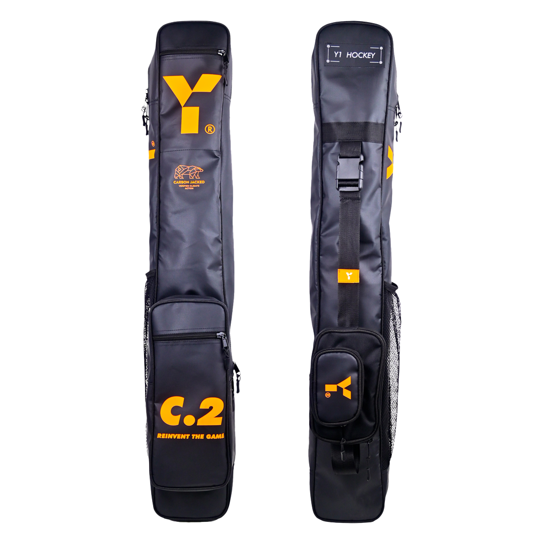 Young Ones | Young Ones C.2 Stick Bag | C.2 Stick Bag - Black/Orange | Total Hockey