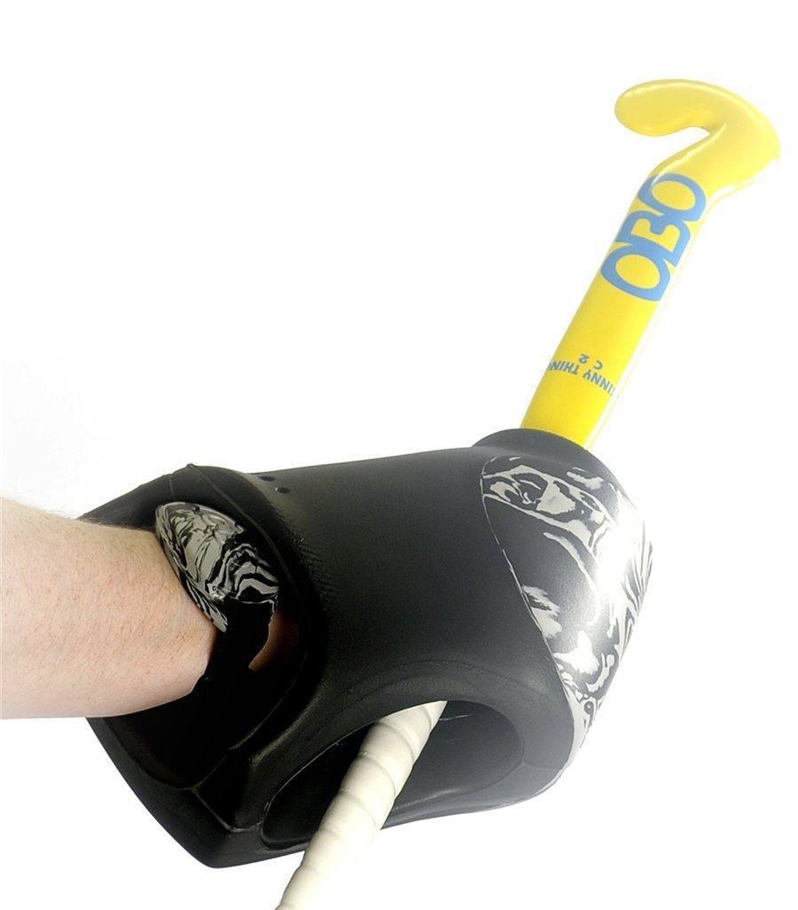 OBO | OBO HI REBOUND Hand Protector Right Black | HI REBOUND Hand Protector Right Black - Black | Total Hockey