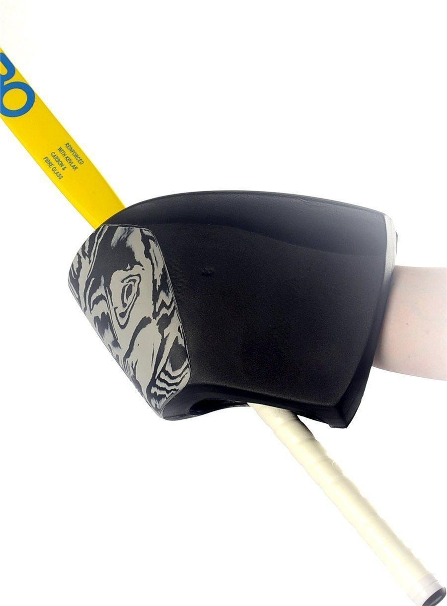 OBO | OBO HI REBOUND Hand Protector Right Black | HI REBOUND Hand Protector Right Black - Black | Total Hockey