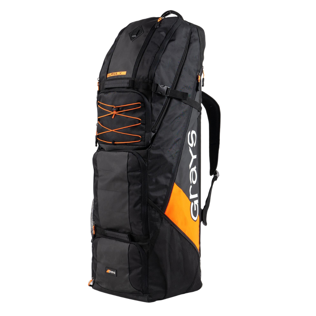 Grays | Grays Alpha-X Kitbag | Alpha-X Kitbag - Black/Orange | Total Hockey