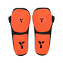 Young Ones | Young Ones PCD Knee Protectors | PCD Knee Protectors - Black/Orange | Total Hockey