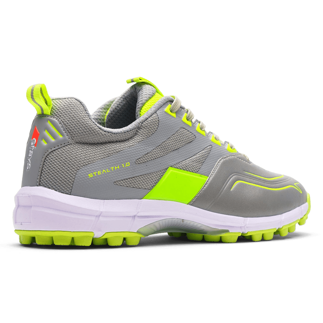 Grays | Grays Stealth 1.0 Gray/Flo Yellow Jr (2024) | Stealth 1.0 Gray/Flo Yellow Jr (2024) - EUR 35 | UK 2 | Total Hockey