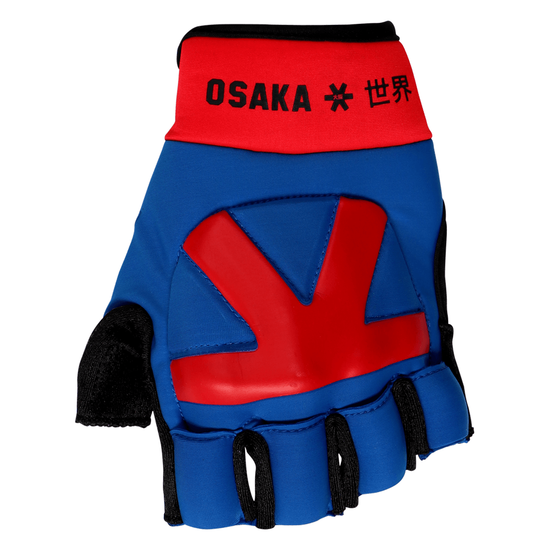 OSAKA Hockey | OSAKA Hockey Armadillo 4.0 Glove Left Hand | Armadillo 4.0 Glove Left Hand - Blue/Red / XSmall | Total Hockey