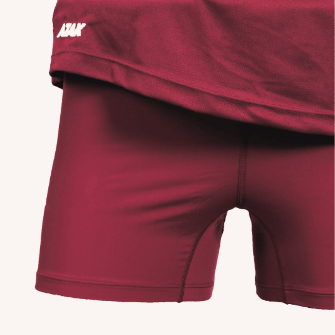 ATAK | ATAK Hockey Short Maroon | Hockey Short Maroon - Age 5-6 | Total Hockey