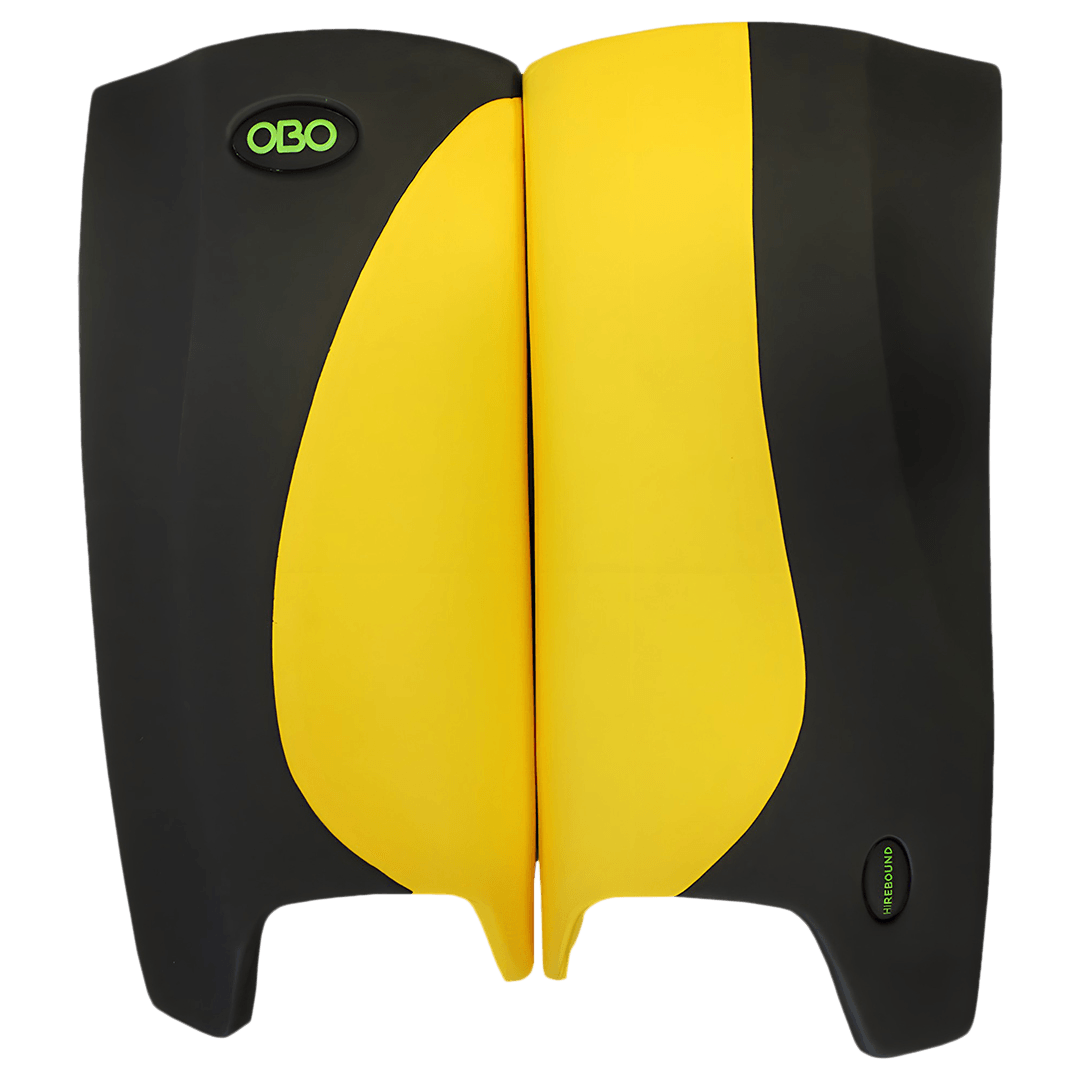 OBO | OBO HI REBOUND Leggards Black Wing/Yellow | HI REBOUND Leggards Black Wing/Yellow - Black Wing/Yellow / Medium | Total Hockey