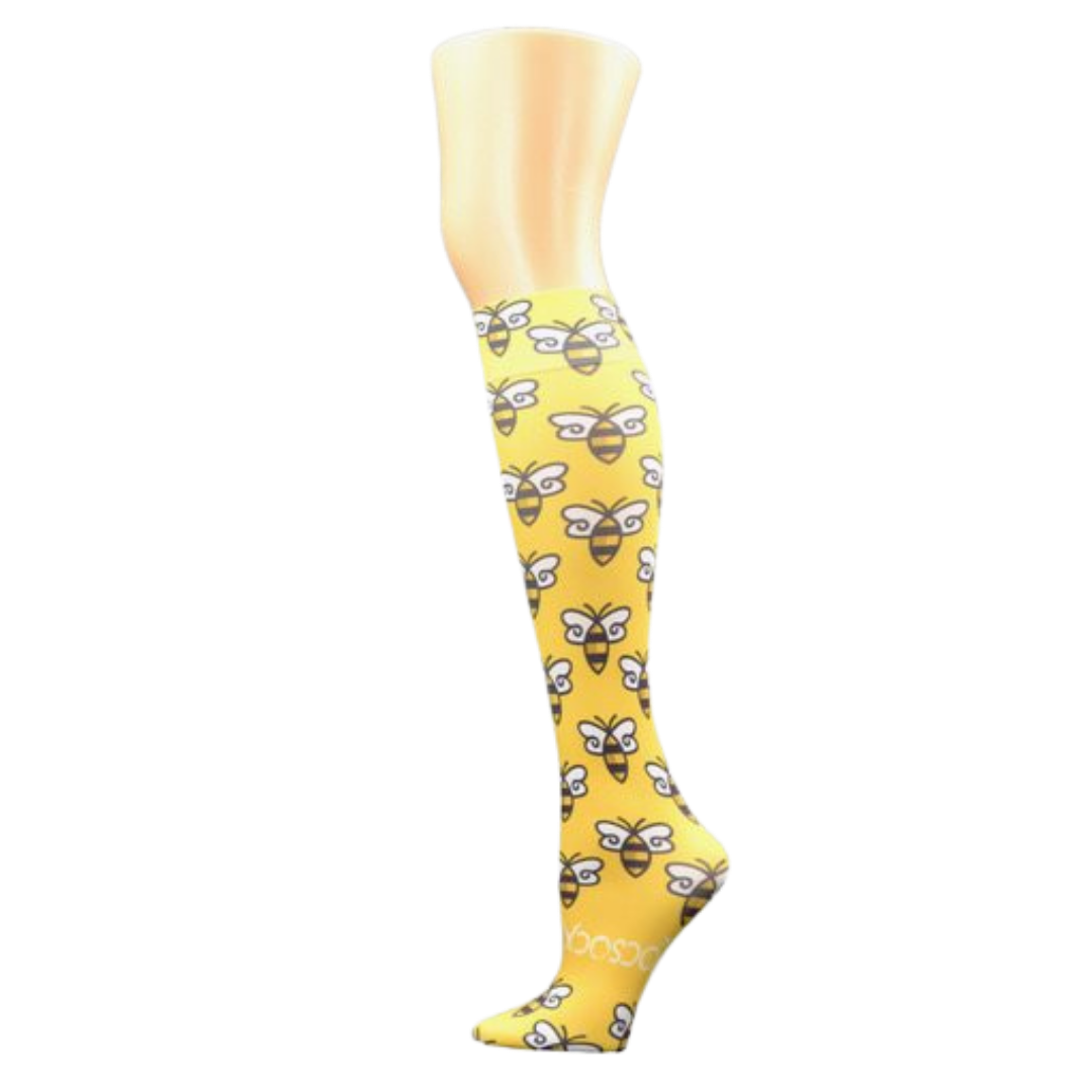 Bee Happy Performance Liner Sport Socks