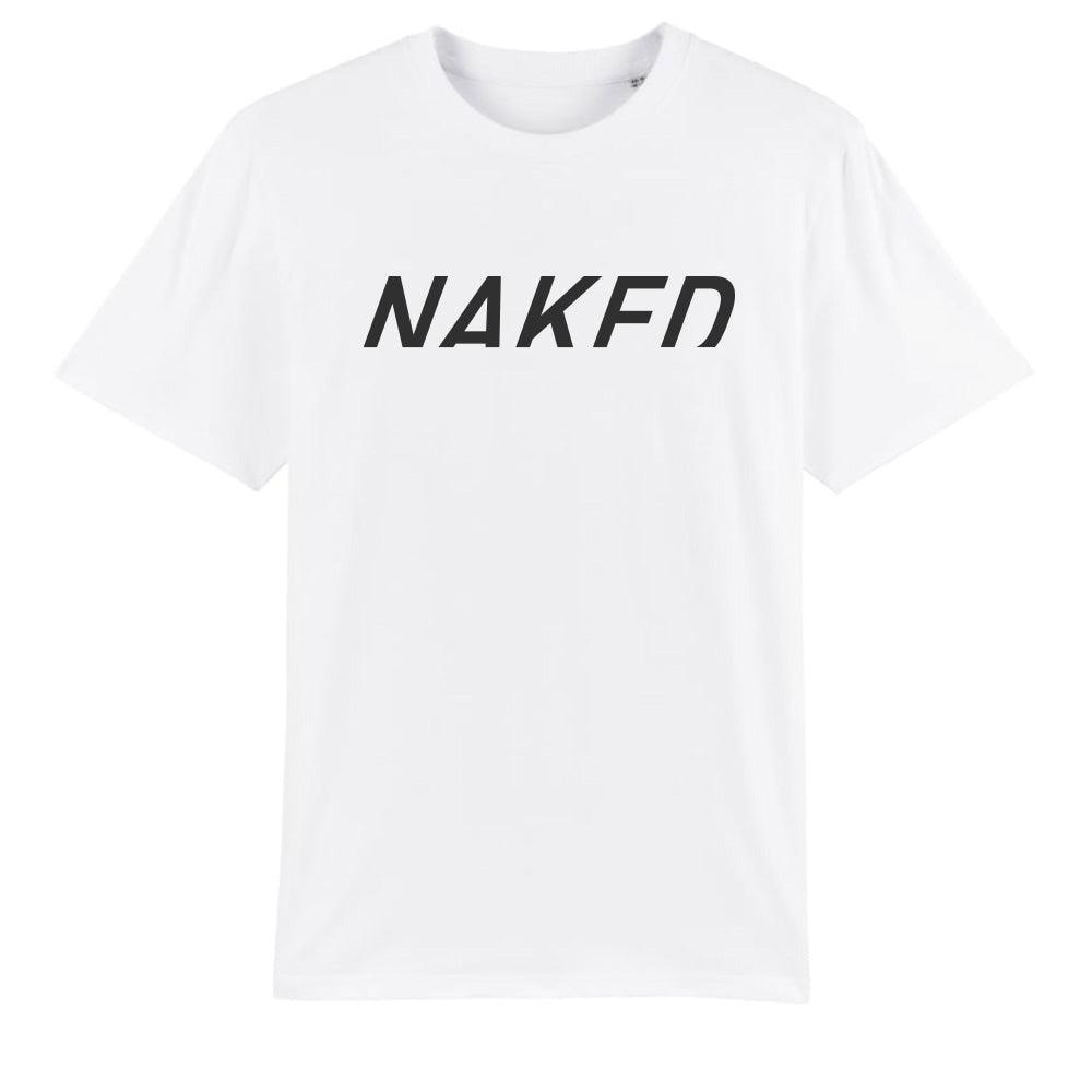 Naked Hockey | Naked Hockey Big Logo T - White | Big Logo T - White - White / XSmall | Total Hockey