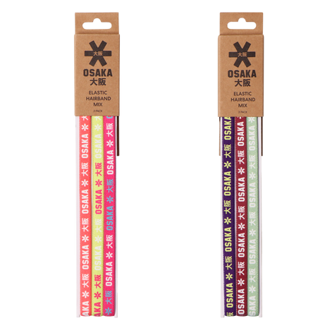OSAKA Hockey | OSAKA Hockey Elastic Hairband Pack - Non Slip | Elastic Hairband Pack - Non Slip - Yin | Total Hockey