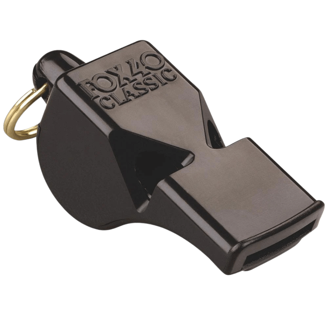 Fox 40 Whistles | Fox 40 Whistles CLASSIC Whistle Without Lanyard | CLASSIC Whistle Without Lanyard - Black | Total Hockey