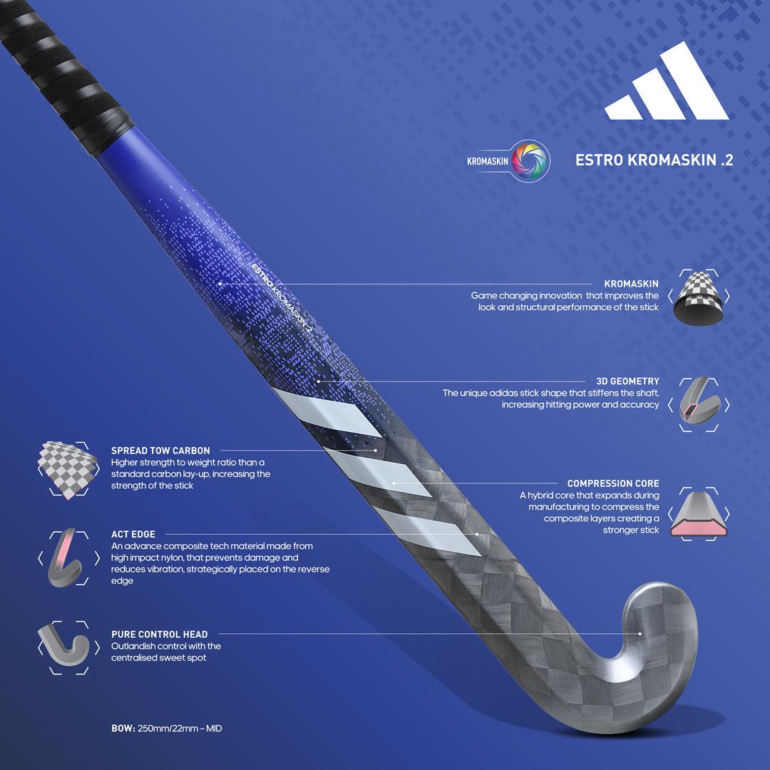 Adidas Hockey | Adidas Hockey Estro Kromaskin .2 (2024) | Estro Kromaskin .2 (2024) - 36.5" Super Light | Total Hockey