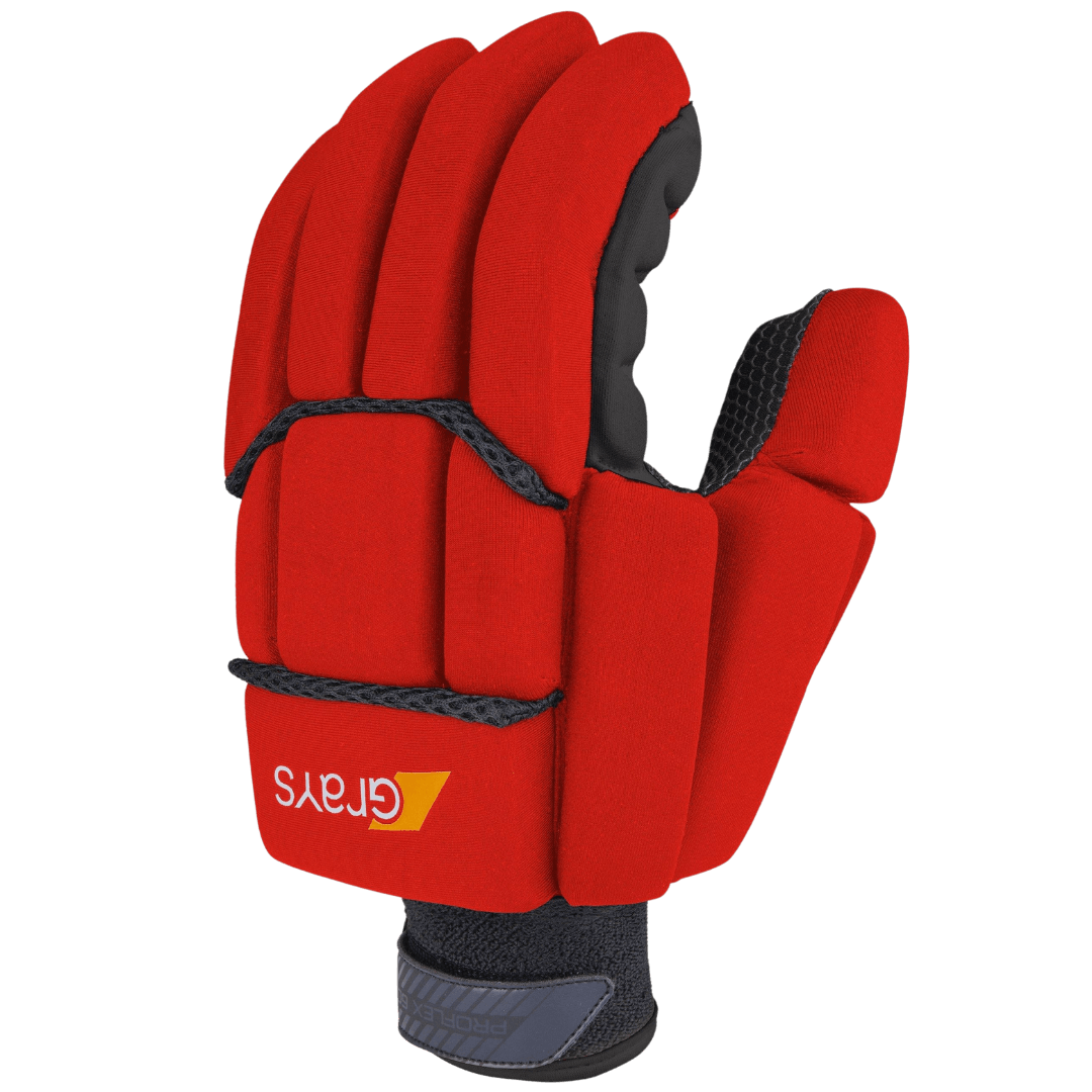 Grays | Grays Prof lex 1000 Glove Right Hand | Prof lex 1000 Glove Right Hand - Red / XSmall | Total Hockey
