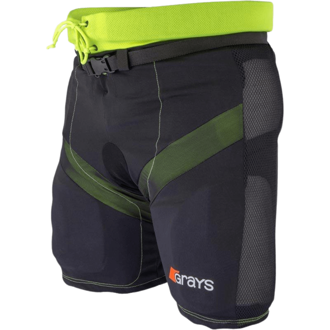 Grays | Grays NITRO Padded Shorts | NITRO Padded Shorts - Black/Yellow / Small | Total Hockey