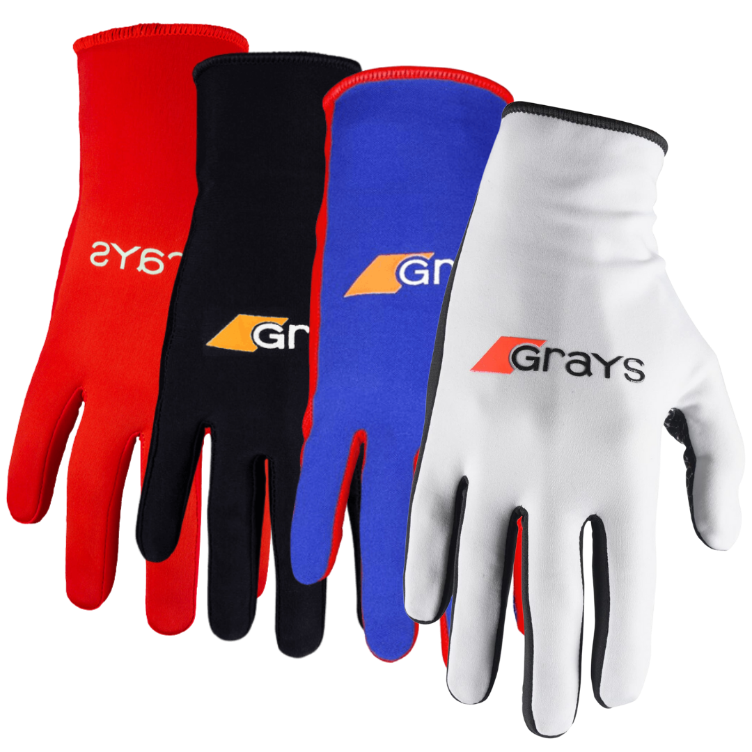 Grays | Grays Skinfull PRO Gloves PAIR | Skinfull PRO Gloves PAIR - Royal/Red / 3XSmall | Total Hockey