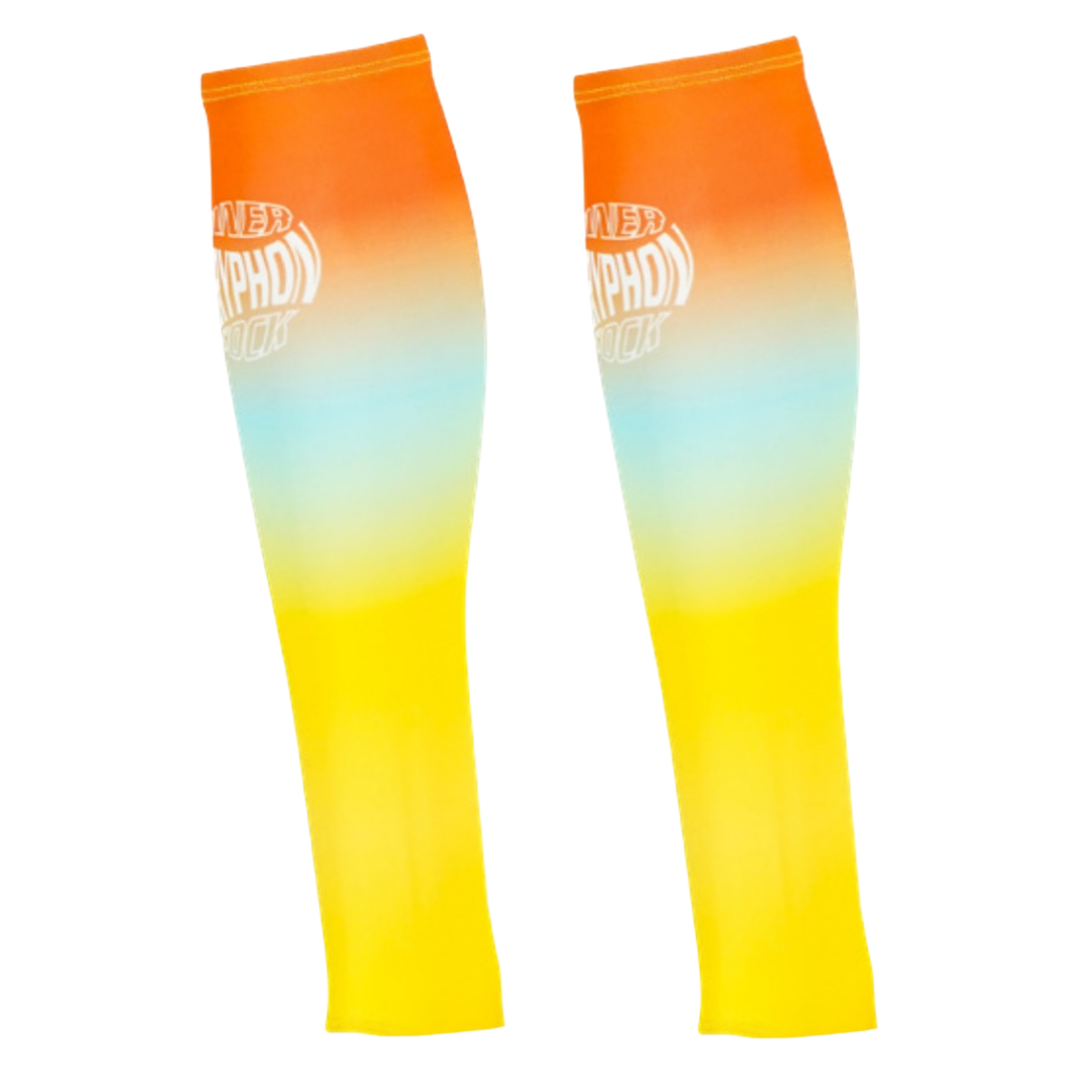 Inner Sock Without Stirrup - Orange Sunset