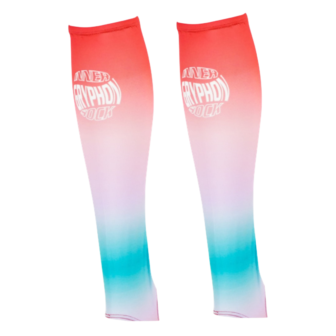 Inner Sock Without Stirrup - Pink Sunset