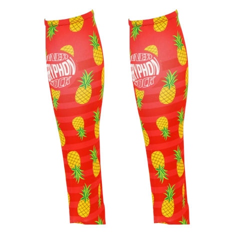 Inner Sock Without Stirrup - Red Pineapple