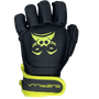 Guerilla | Guerilla Blackback Glove Right Hand | Blackback Glove Right Hand - Black/Yellow / 2XSmall | Total Hockey
