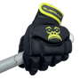 Guerilla | Guerilla Howler Glove Left Hand | Howler Glove Left Hand - Black/Yellow / 2XSmall | Total Hockey