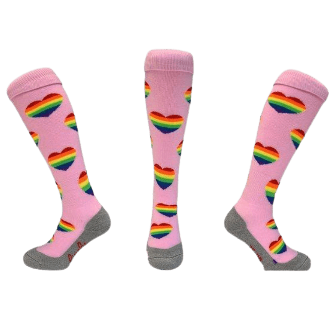 Hingly | Hingly Rainbow Hearts | Rainbow Hearts - EUR 31-35 | UK 12.5-3 | Total Hockey
