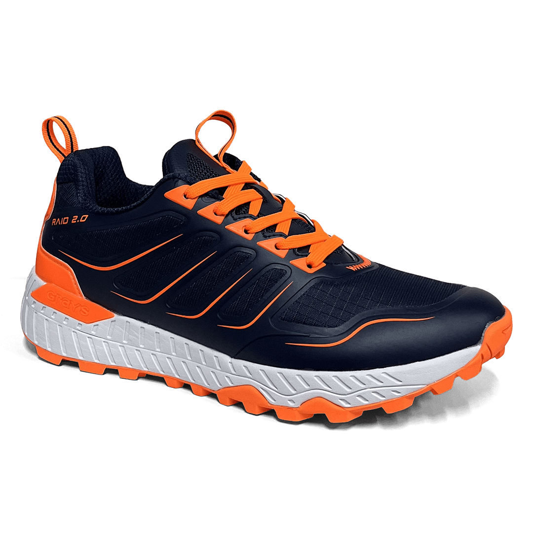 Grays | Grays Raid 2.0 Navy/Orange (2024) | Raid 2.0 Navy/Orange (2024) - EUR 36 | UK 3 | Total Hockey