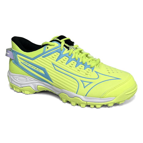 Total Hockey | Total Hockey Mizuno Lynx Jr Hockey Shoe | Mizuno Lynx Jr Hockey Shoe - Neo Lime | Total Hockey