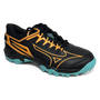 Total Hockey | Total Hockey Mizuno Lynx Jr Hockey Shoe | Mizuno Lynx Jr Hockey Shoe - Black | Total Hockey