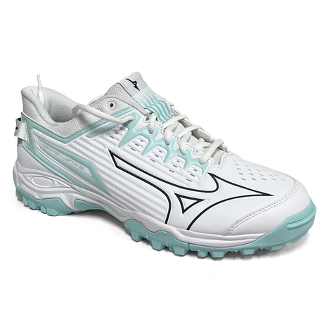 Total Hockey | Total Hockey Mizuno Lynx Hockey Shoe | Mizuno Lynx Hockey Shoe - White/Blue Tint | Total Hockey
