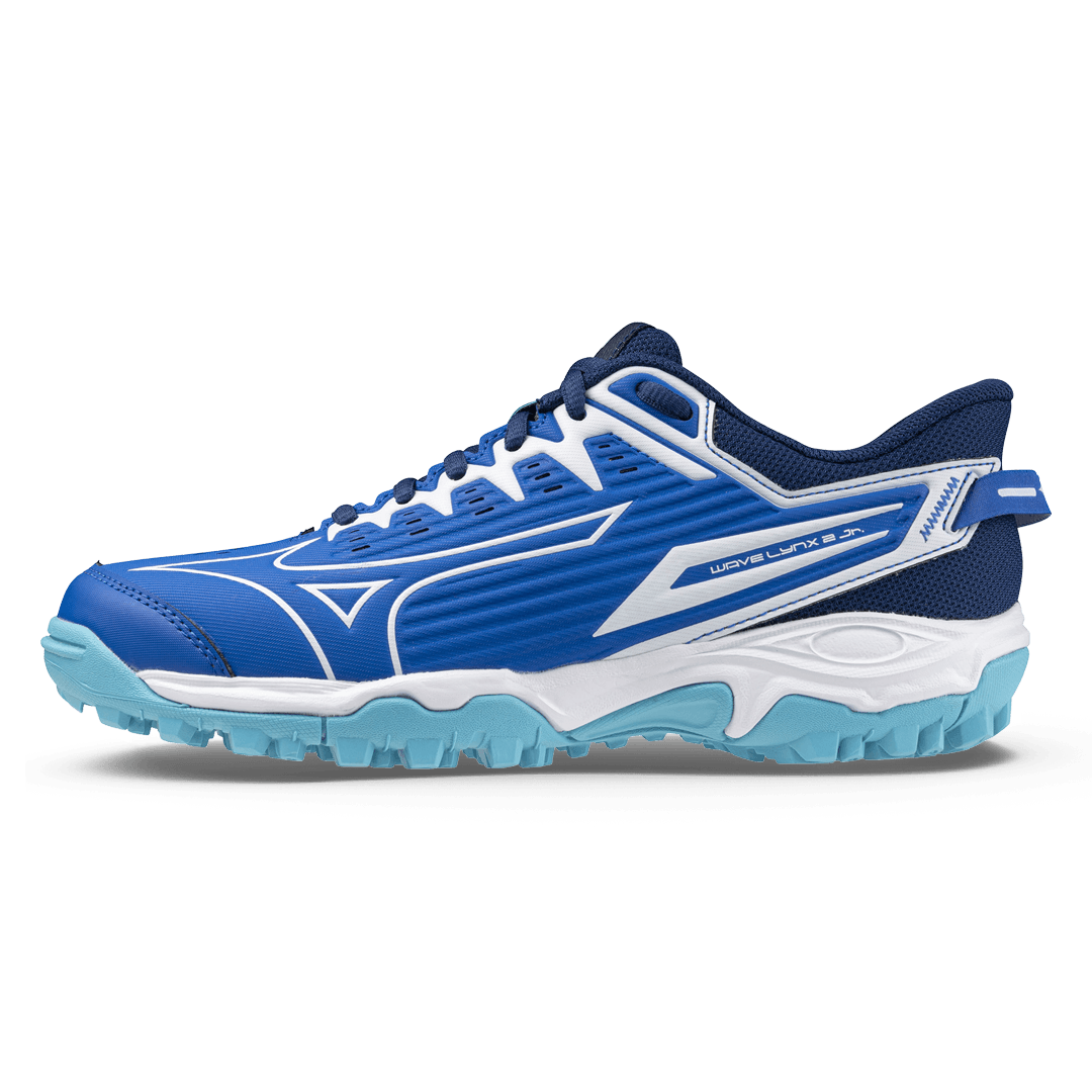 Mizuno | Mizuno Wave Lynx 2 Eugen Blue Jr (2024) | Wave Lynx 2 Eugen Blue Jr (2024) - EUR 32.5 | UK 1 | Total Hockey