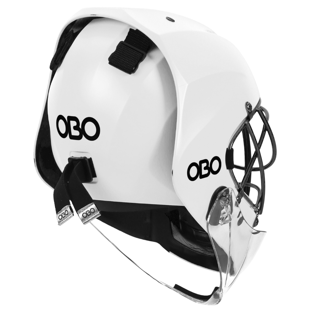 ABS Helmet White with Throat Guard