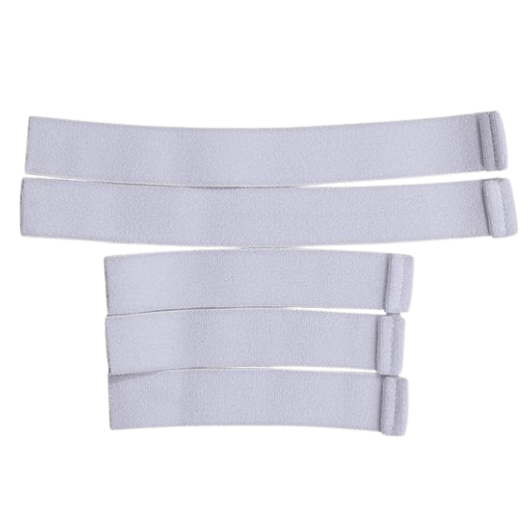OBO | OBO PE Elastic Helmet Straps | PE Elastic Helmet Straps - White / One Set | Total Hockey