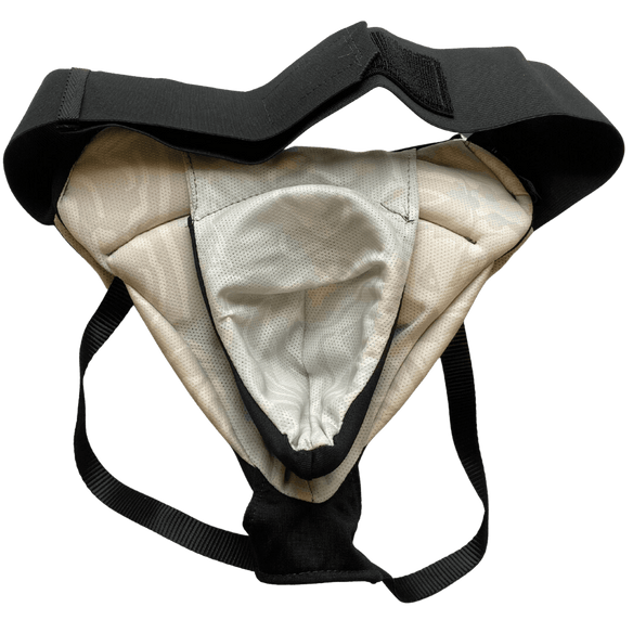 OBO | OBO ROBO Groin Guard Male | ROBO Groin Guard Male - Black/Green / One Size | Total Hockey