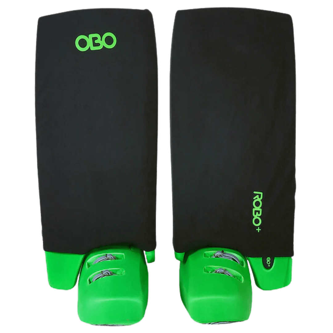 OBO | OBO Slippers PLUS - Leg guard Cover Black | Slippers PLUS - Leg guard Cover Black - Black / Medium | Total Hockey