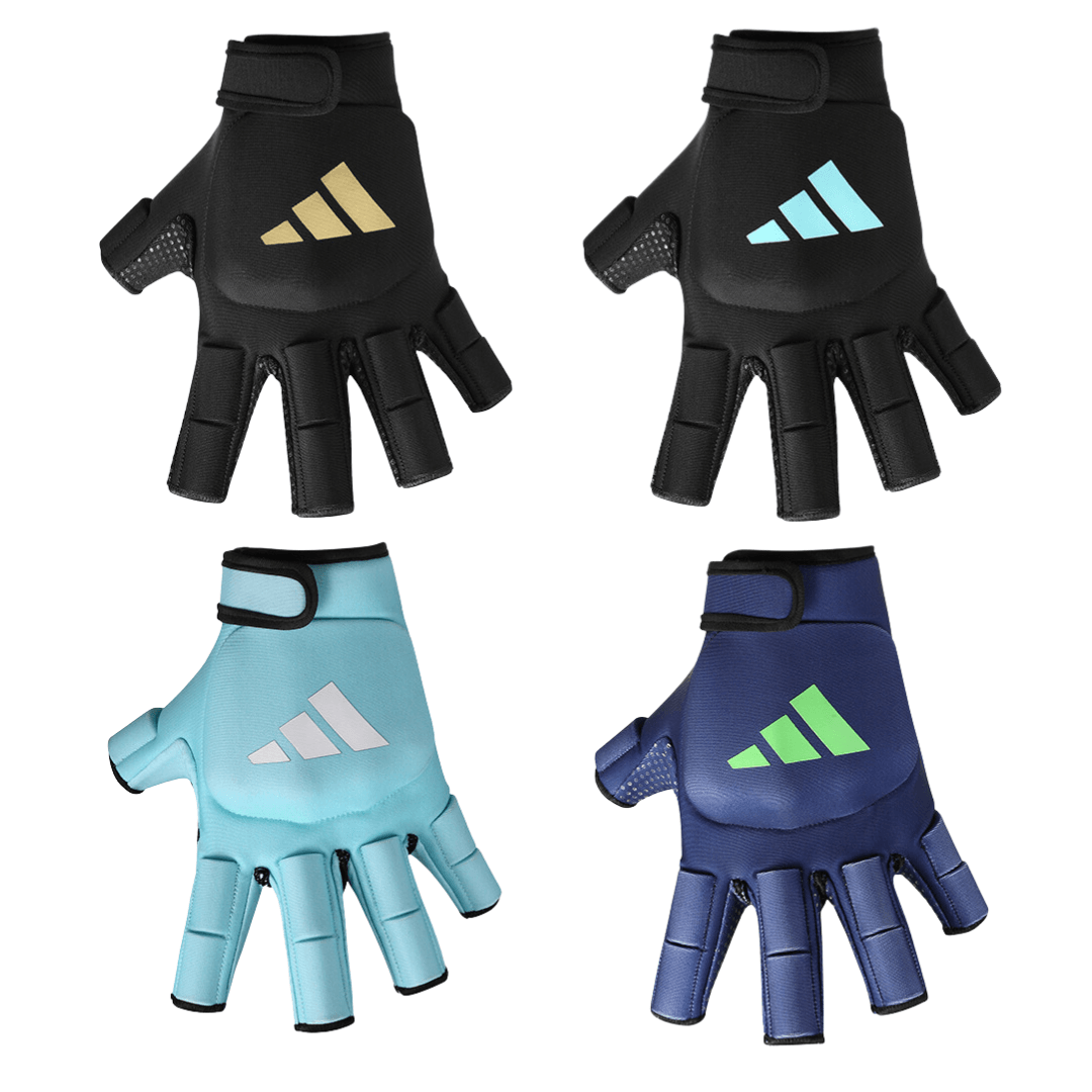 Adidas Hockey | Adidas Hockey HEY OD Glove Left Hand | HEY OD Glove Left Hand - Aqua/White / 2XSmall | Total Hockey