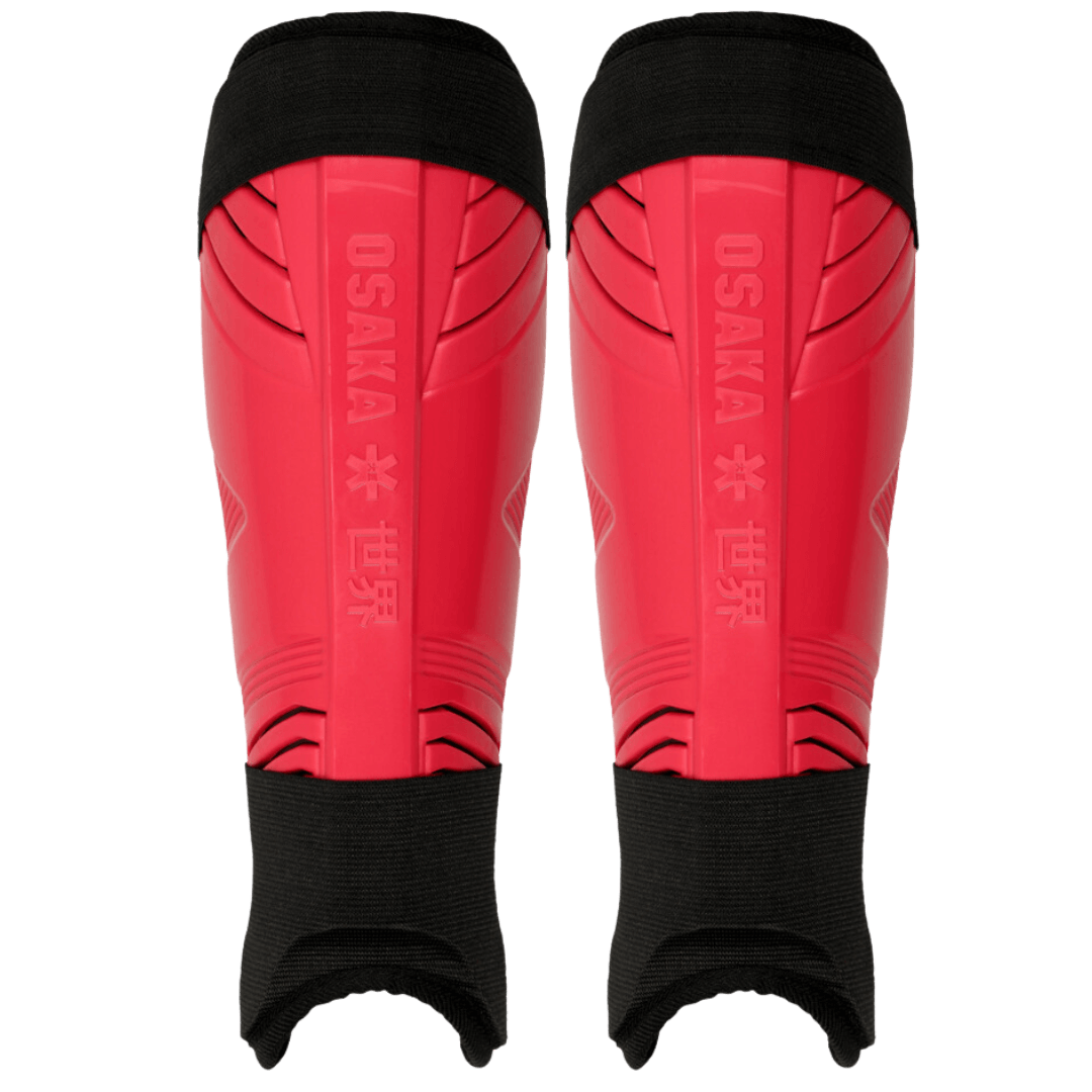 OSAKA Hockey | OSAKA Hockey Shinguard 2.0 | Shinguard 2.0 - Red / XSmall | Total Hockey
